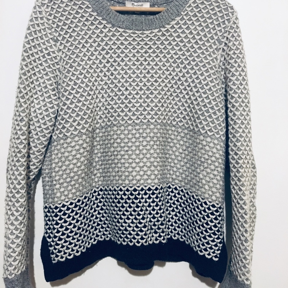 Madewell Geo Block Pullover Sweater - Picture 5 of 8